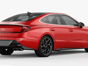 Hyundai Sonata N-Line 2021 3D Model