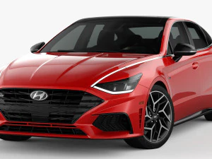 Hyundai Sonata N-Line 2021 3D Model