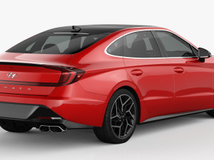 Hyundai Sonata N-Line 2021 3D Модель