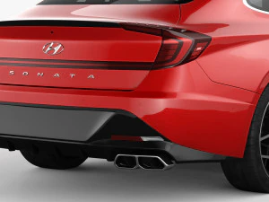 Hyundai Sonata N-Line 2021 3D Model