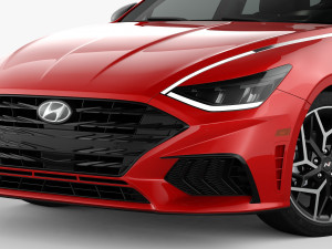 Hyundai Sonata N-Line 2021 3D Модель