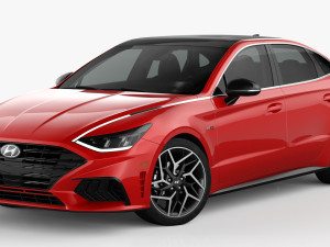 Hyundai Sonata N-Line 2021 3D Модель