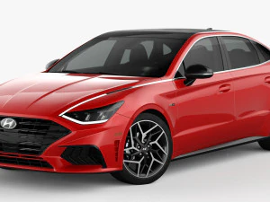 Hyundai Sonata N-Line 2021 3D Model