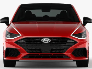 Hyundai Sonata N-Line 2021 3D Model