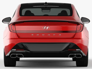 Hyundai Sonata N-Line 2021 3D Model