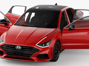 Hyundai Sonata N-Line 2021 3D Model