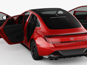 Hyundai Sonata N-Line 2021 3D Модель