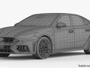 Hyundai Sonata N-Line 2021 3D Модель