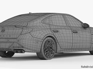 Hyundai Sonata N-Line 2021 3D Model