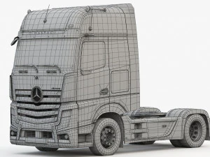 Mercedes-Benz Actros 2021 3D Model