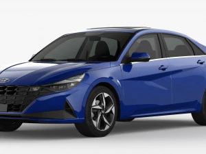 Hyundai Elantra 2021 3D Model