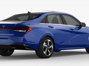 Hyundai Elantra 2021 3D Model