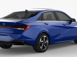 Hyundai Elantra 2021 Modèle 3D