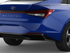Hyundai Elantra 2021 Modèle 3D