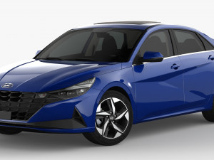 Hyundai Elantra 2021 Modèle 3D