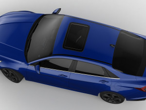 Hyundai Elantra 2021 Modèle 3D