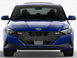 Hyundai Elantra 2021 3D Model