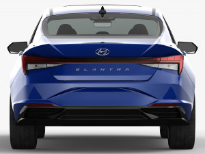 Hyundai Elantra 2021 Modèle 3D