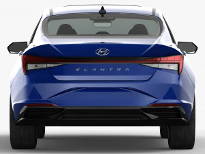Hyundai Elantra 2021 3D Model
