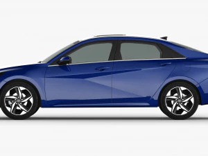 Hyundai Elantra 2021 3D Model