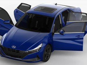 Hyundai Elantra 2021 3D Model
