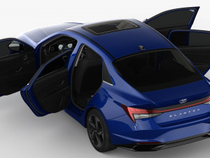 Hyundai Elantra 2021 Modèle 3D