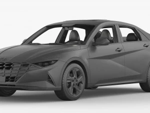 Hyundai Elantra 2021 3D Model
