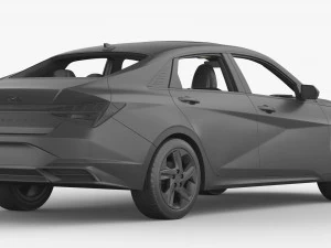 Hyundai Elantra 2021 3D Model