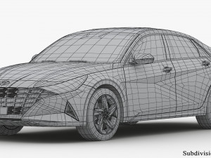 Hyundai Elantra 2021 Modèle 3D