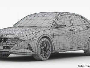 Hyundai Elantra 2021 3D Model