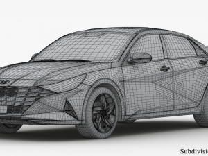 Hyundai Elantra 2021 Modèle 3D