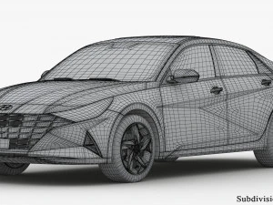 Hyundai Elantra 2021 3D Model
