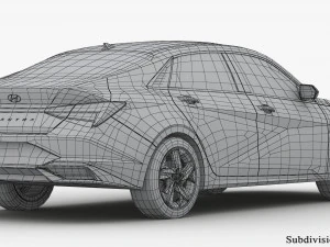 Hyundai Elantra 2021 3D Model