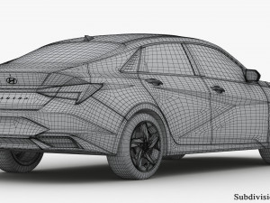 Hyundai Elantra 2021 Modèle 3D