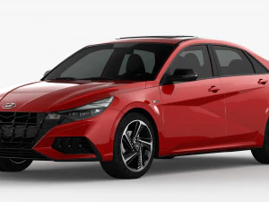 Hyundai Elantra N Hattı 2021 3D Model