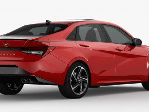 Hyundai Elantra N Line 2021 3D Модель