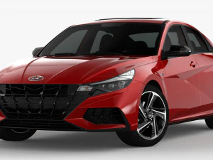Hyundai Elantra N Line 2021 3D Model