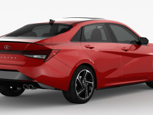 Hyundai Elantra N Line 2021 3D Модель