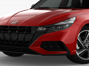 Hyundai Elantra N Line 2021 3D Модель