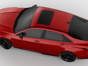 Hyundai Elantra N Line 2021 3D Модель