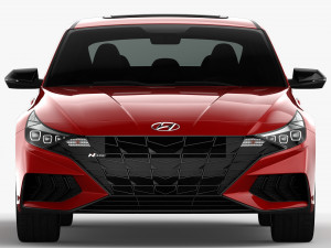 Hyundai Elantra N Line 2021 3D Модель