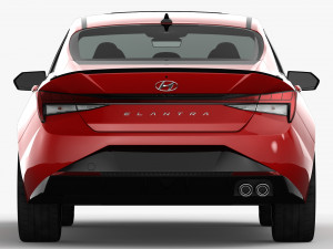 Hyundai Elantra N Line 2021 3D Модель