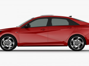 Hyundai Elantra N Line 2021 3D Модель