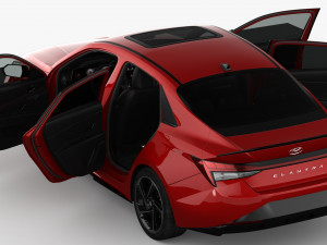 Hyundai Elantra N Line 2021 3D Модель