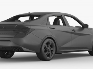 Hyundai Elantra N Line 2021 3D Модель