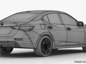 Nissan Sentra 2020 3D Модель
