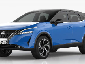 Nissan Qashqai 2022 3D Model