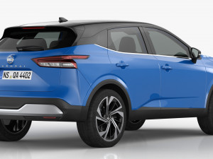 Nissan Qashqai 2022 Model 3D