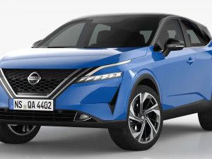 Nissan Qashqai 2022 Modello 3D