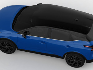 Nissan Qashqai 2022 Model 3D